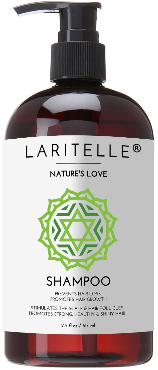 Laritelle Organic Shampoo 17 oz. Keratin, Rosemary, Grapefruit. Promotes Hair Growth, Prevents Hair Loss. GF